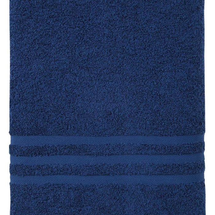 Navy Blue Turkish Cotton 27" X 54" Bath Towel