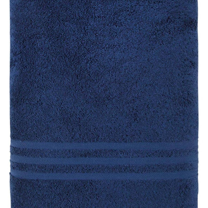 Navy Blue Turkish Cotton 35" X 66" Bath Sheet