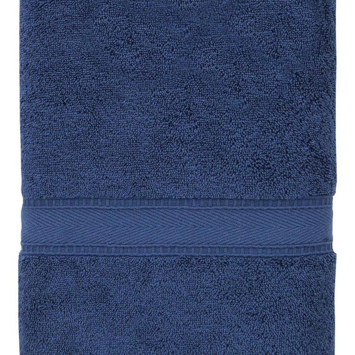 Navy Blue Turkish Cotton 40" X 60" Bath Sheet