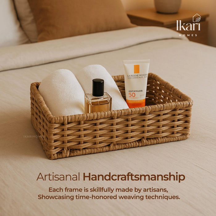 Nestique Raffia Basket – Compact