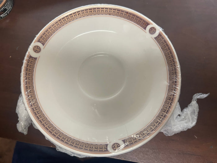 New 6" Steelite Ambassador Burgundy China Plates Case of 36 - Falcon Restaurant Supply - 1