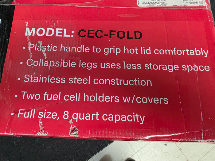 New ABC CEC-FOLD Full Size 8 Qt. Stainless Steel Economy Chafer Set - TH5
