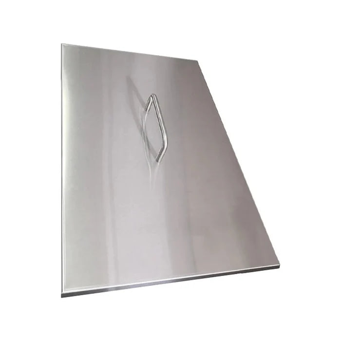 New Atosa 21201003015 Fryers Cover with Stainless Steel Handle (For ATFS - 75) - Falcon Restaurant Supply - 1