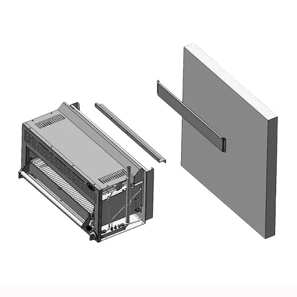 New Atosa 21208001048 Wall Mount Bracket for Salamander and Cheesemelter - Falcon Restaurant Supply - 1