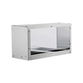 New Atosa MROS - 2ST Overshelf/Sneezeguard for 2 - Well Steam Table, SS201, 18G - Falcon Restaurant Supply - 1