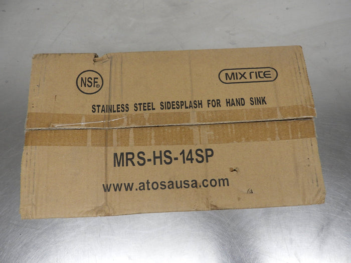 New Atosa MRS - HS - 14SP Commercial 14" Hand Sink Side Splash Guards Pair - Falcon Restaurant Supply - 1