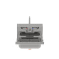New Atosa SH17 17" Stainless Hand Sink w/ Wrist Blade Handle & 8" Backsplash
