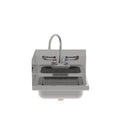 New Atosa SH17SL 17" Stainless Hand Sink w/ Left Splash, Wrist Blade Handle & 8" Backsplash