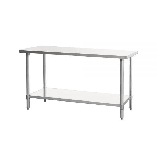 New Atosa SSTW - 2436 Stainless Steel Work Table with Undershelf (36" x 24" x 34") - Falcon Restaurant Supply - 1