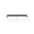 New Atosa SWS1296/304 Wall Shelf, 12"x96"x10", 18 Gauge, 304 Stainless Steel