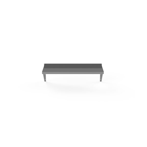 New Atosa SWS1860/304 Wall Shelf, 18"x60"x10", 18 Gauge, 304 Stainless Steel