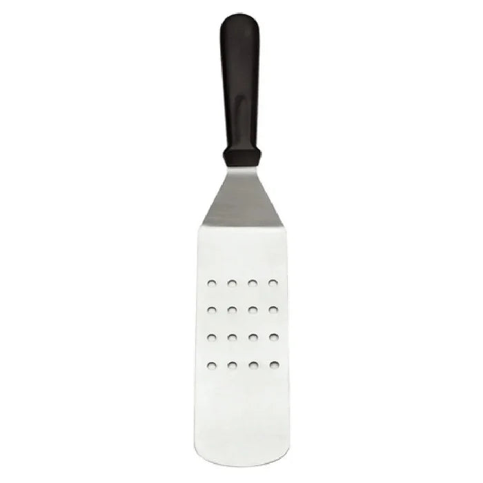 New Browne 8x3" Perforated Turner w/ Black Handle (5744319) - Falcon Restaurant Supply - 1