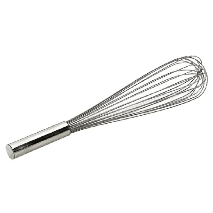 New Browne Deluxe Piano Whip, Sealed, 12"/30.5cm, Stainless (571212) - Falcon Restaurant Supply - 1