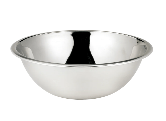 New Browne Mixing Bowl, 13qt/12.3L, 16"/40.6cm, Stainless, Mirror Finish (574963) - Falcon Restaurant Supply - 1