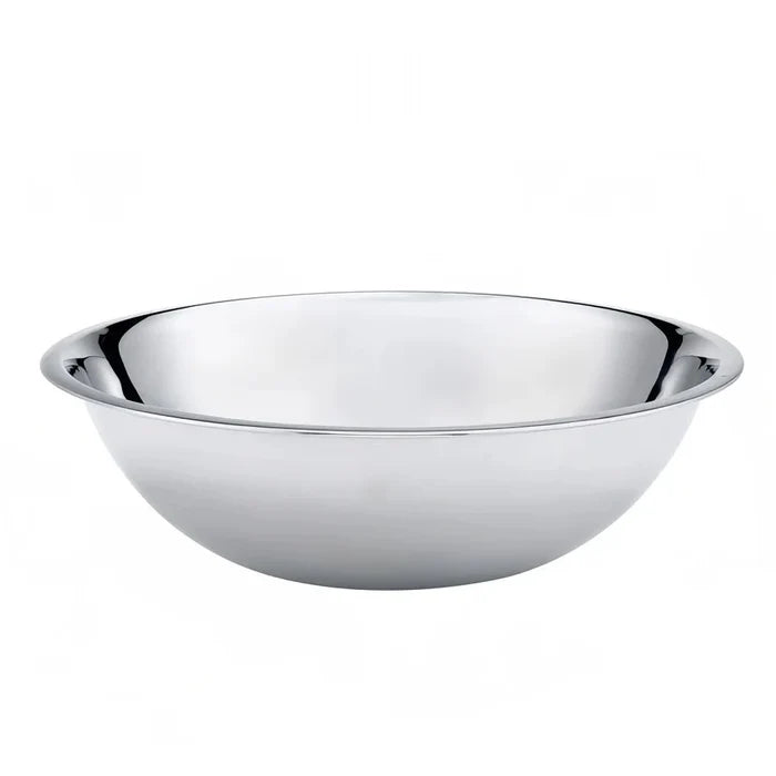 New Browne Mixing Bowl, 4qt/3.8L, 10.5"/26.7cm, Stainless, Mirror Finish (574954) - Falcon Restaurant Supply - 1