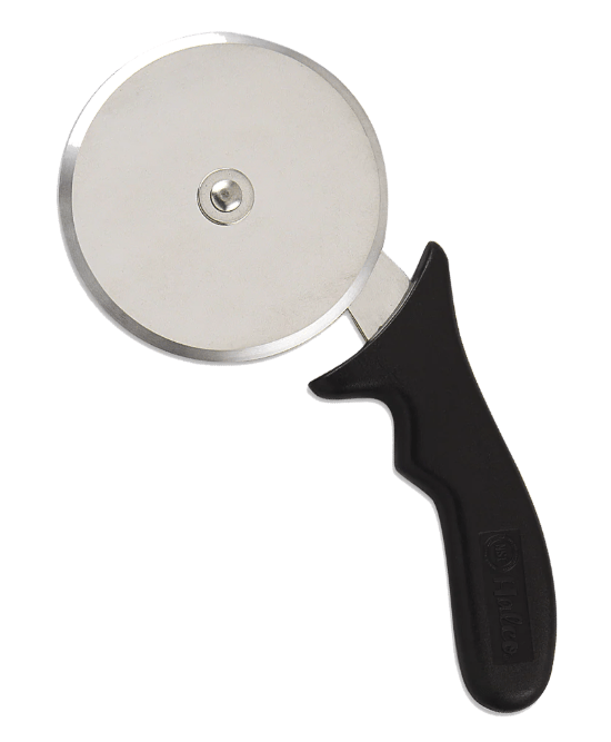 New Browne Pizza Cutter w/Polypropylene Handle, Wheel - 4" /10.2cm, Length - 9.3"/23.6 cm - Falcon Restaurant Supply - 1