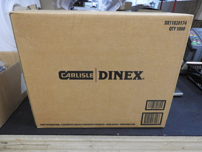 New Carlisle Dinex Case of 1000 DX11820174, Clear Disposable Lid, fits DXSWC5 - Falcon Restaurant Supply - 1