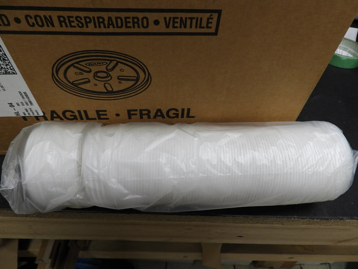 New Dart 12JL White Vented Lid for Hot Items - 600 pieces - Falcon Restaurant Supply - 3