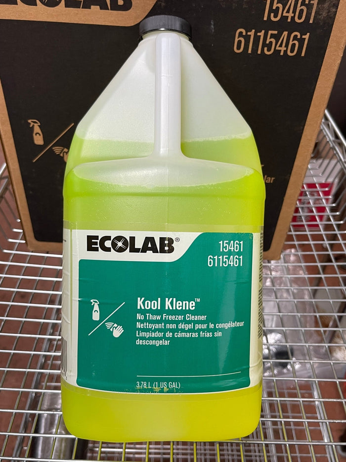 New Ecolab® Kool Klene No Thaw Commercial Freezer Refrigerator Cleaner - 1 Gallon - Falcon Restaurant Supply - 1