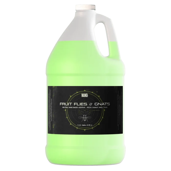 New Gallon of NANO Commercial Fruit Flies and Gnats Additive with 1oz Pump - Falcon Restaurant Supply - 1