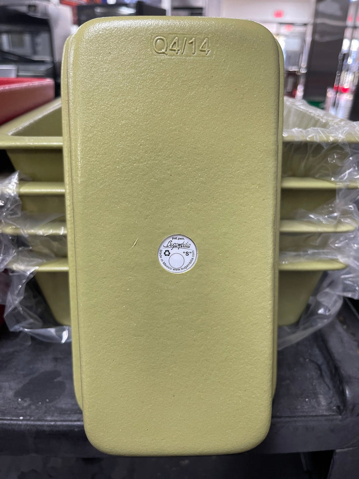 New G.E.T. Bugambilia Green Resin Coated Aluminum Salad Bar Deli Buffet Bowl - Falcon Restaurant Supply - 3