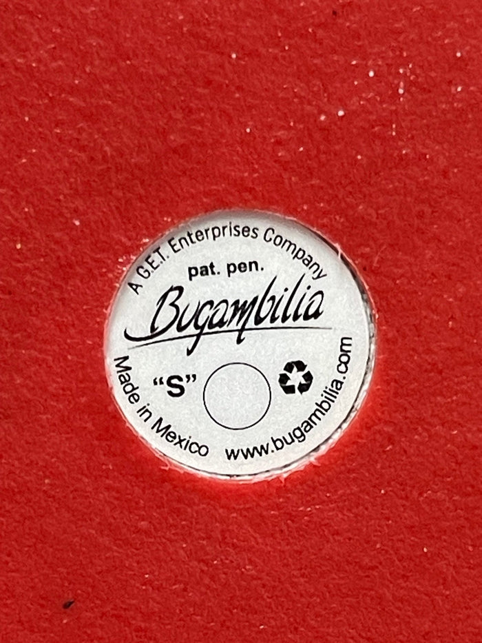 New G.E.T. Bugambilia Red Resin Coated Aluminum Salad Bar Deli Buffet Bowl - Falcon Restaurant Supply - 5