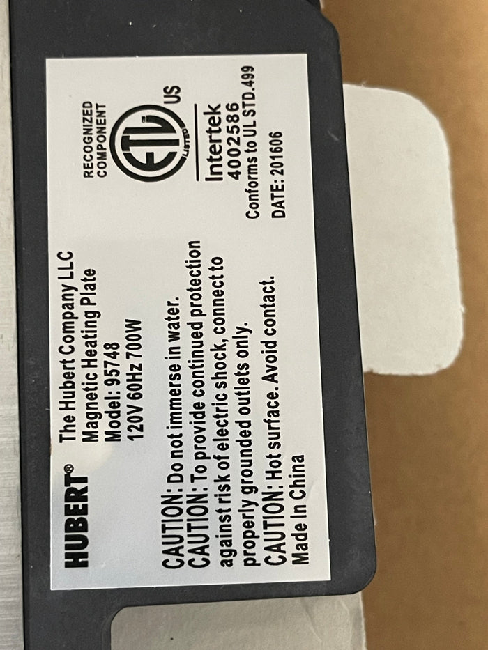 New Hubert 95748 Electric Chafer Heater Food Warmer Catering 120V 700W - WH - Falcon Restaurant Supply - 6