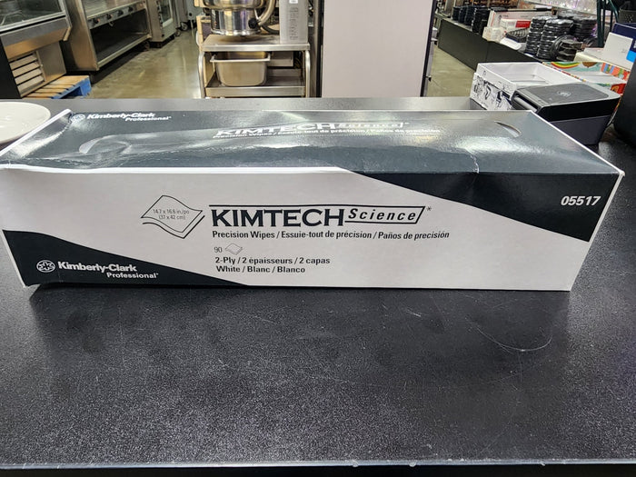 New Kimtech 05517 Precision Wipers, POP - UP Box, 2 - Ply, 14.7 x 16.6, White, 90 per Box - Falcon Restaurant Supply - 1