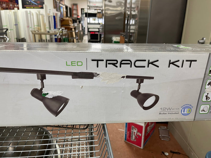New Lithonia Lighting Series Track Kit 44" 3 - Light Black LED Linear Track Lighting Kit - Falcon Restaurant Supply - 2