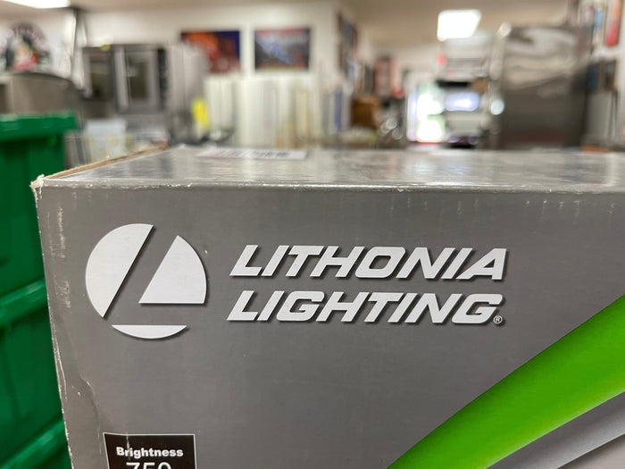 New Lithonia Lighting Series Track Kit 44" 3 - Light Black LED Linear Track Lighting Kit - Falcon Restaurant Supply - 3