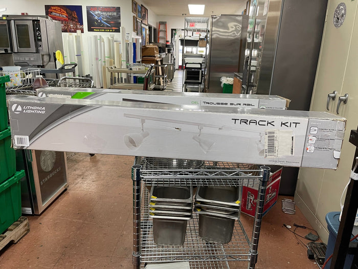 New Lithonia Lighting Series Track Kit 44" 3 - Light Matte White LED Linear Track Lighting Kit - Falcon Restaurant Supply - 1