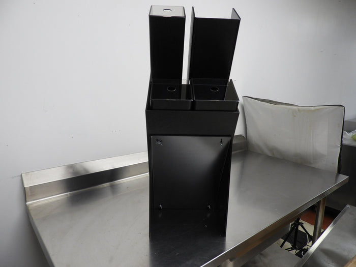 New OneLid 2x2 Compact Vertical Stack Cup Lid Dispenser, Condiment Organizer - Falcon Restaurant Supply - 4