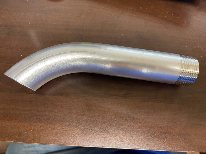 New Pitco A2510101 Drain Extension Pipe/Nipple, 1.25", Curved - WO1 - Falcon Restaurant Supply - 1