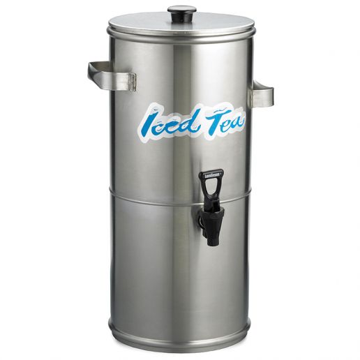 New Tablecraft 1958 3 Gallon Stainless Steel Cold Beverage Drink Tea Dispenser - Falcon Restaurant Supply - 1