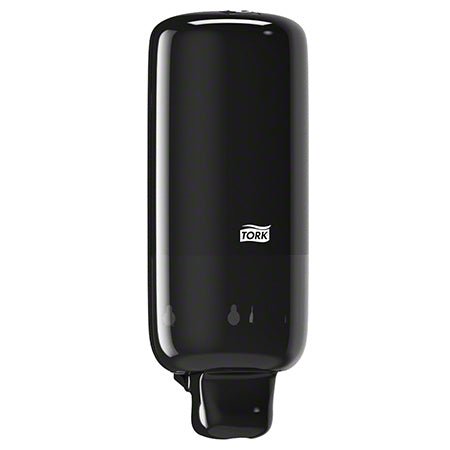 New Tork® Elevation® Push Foam Soap Dispenser - Plastic, Black - Falcon Restaurant Supply - 1