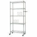 New TRINITY Basics EcoStorage 5 - Tier Metal Shelving Rack - Falcon Restaurant Supply - 1