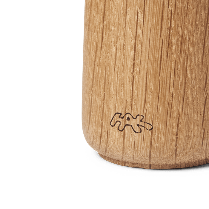 Oak & Ceramic Spice Grinder - Kähler - Hammershøi - 5.7"
