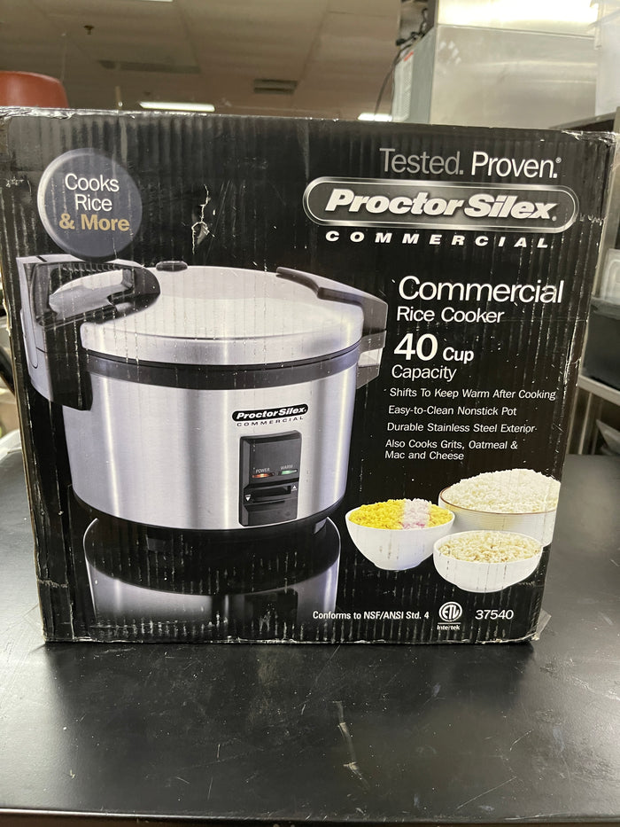 Old Stock Proctor Silex 37540 40 Cup (20 Cup Raw) Rice Cooker / Warmer - 120V - TH2
