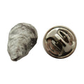 Oyster Mini Pin ~ Antiqued Pewter ~ Miniature Lapel Pin ~ Sarah's Treats & Treasures