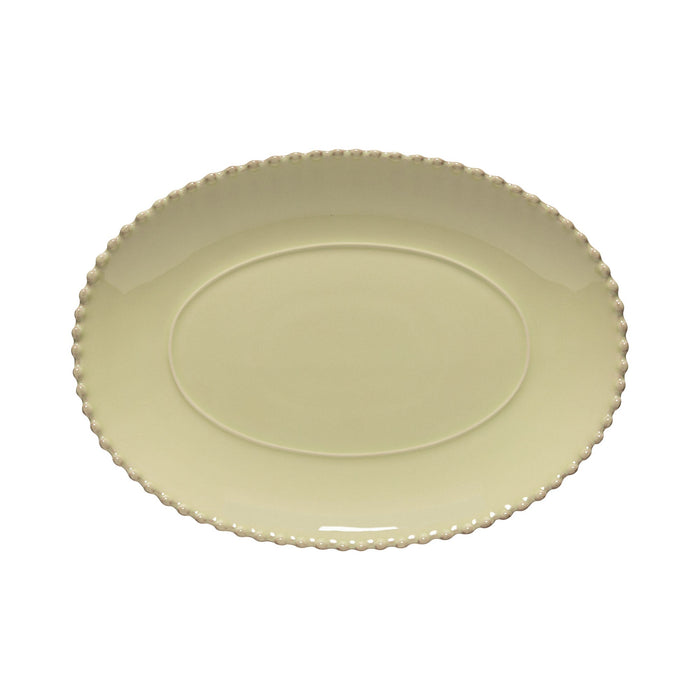 Pearl Lily Green Oval Platter 34