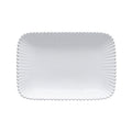 Pearl White Medium Rect. Platter
