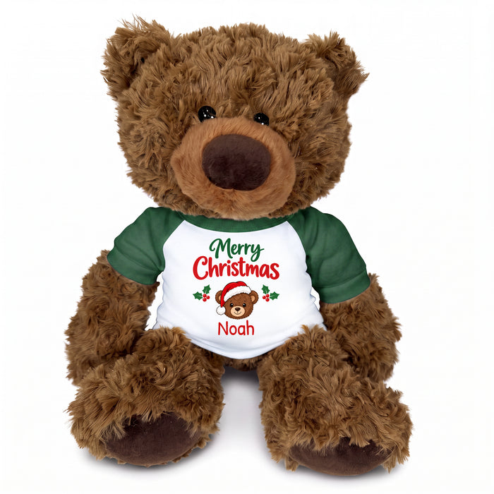 Green / Merry Christmas Bear / No