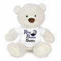 Personalized Ring Bearer Teddy Bear - 10 Inch White Nuzzles Bear