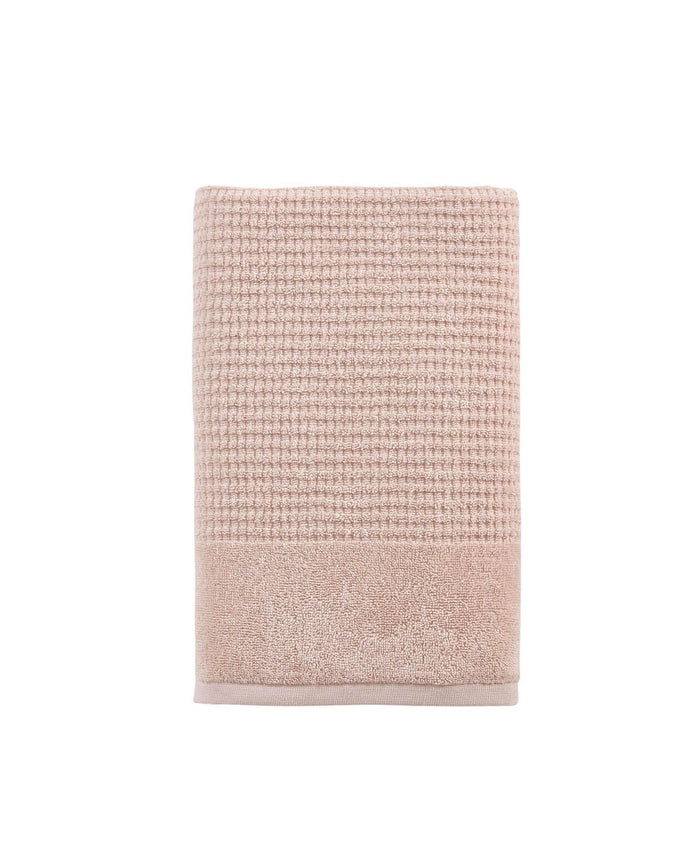 Pink Turkish Cotton 27" X 54" Checkered Bath Towel
