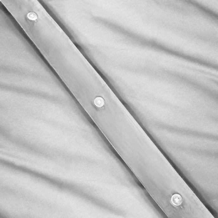 Platinum King Cotton Washable Duvet Cover Set