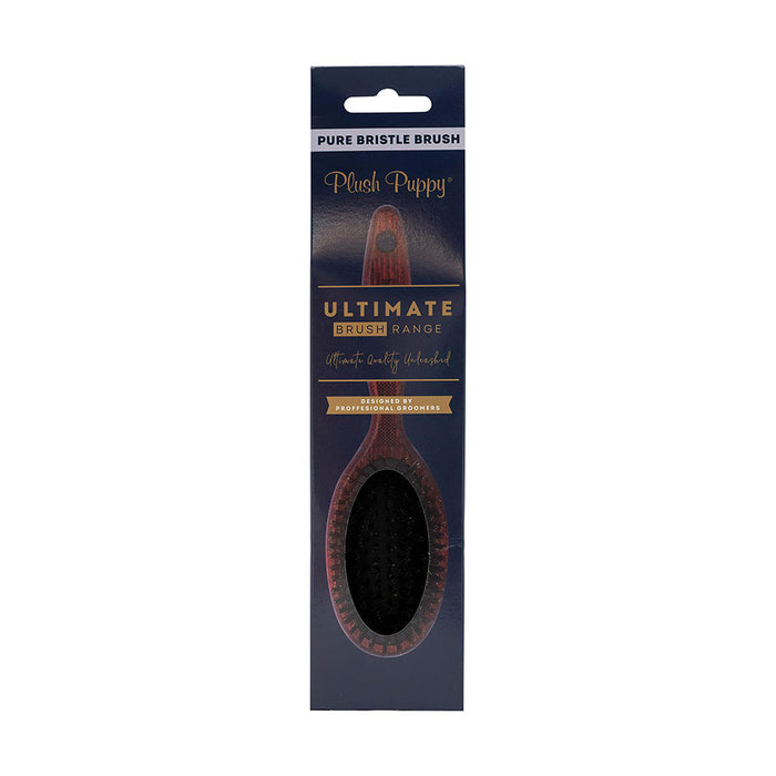 Plush Puppy Ultimate Pure Bristle Brush box, straight-on view