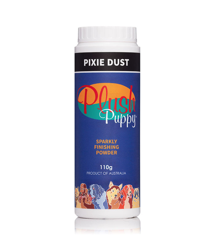 Plush Puppy Pixie Dust Sparkly Finishing Powder bottle, 110g