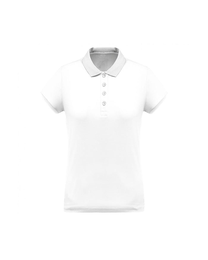 Γυναικεία Κοντομάνικη Μπλούζα Polo Quick Dry Pennie Sea- Technical-Άσπρο-X Small