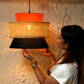 Rattan Pendant Weave Chandelier
