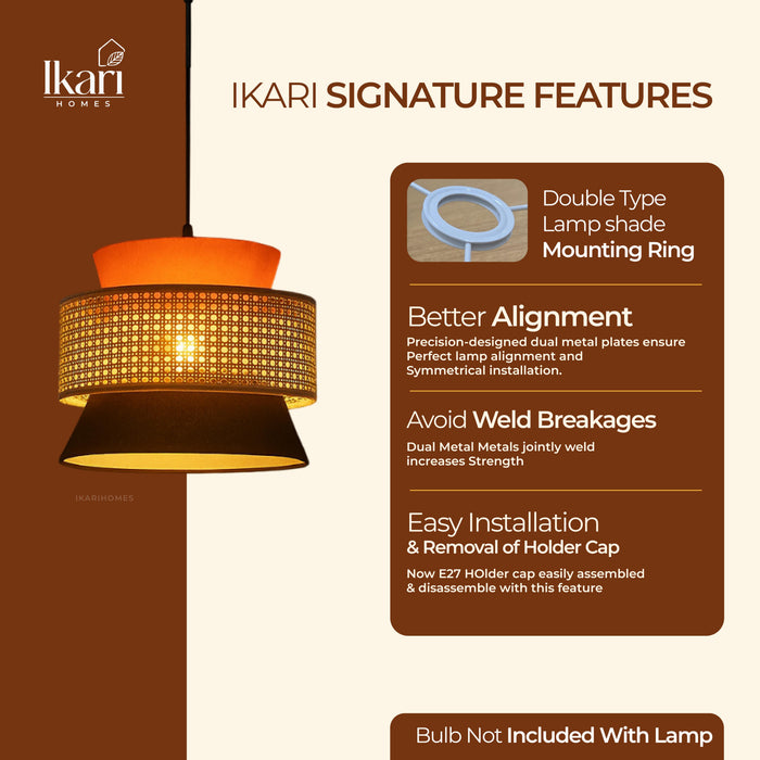 Rattan Pendant Weave Chandelier